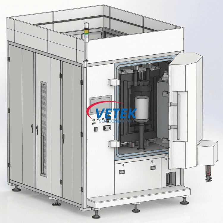 Suuremahuline takistusküttega SiC kristallide kasvuahi