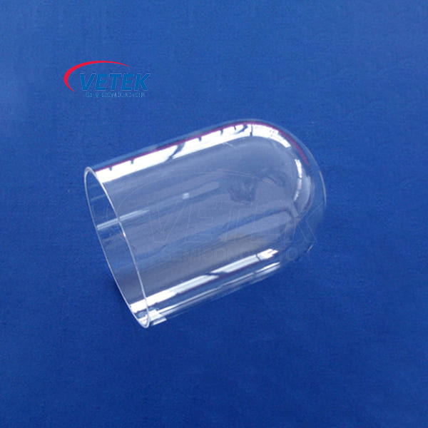 Pooljuhtkvaliteediga Quartz Bell Jar